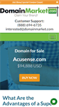 Mobile Screenshot of acusense.com