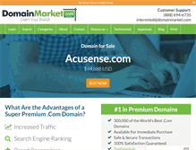 Tablet Screenshot of acusense.com